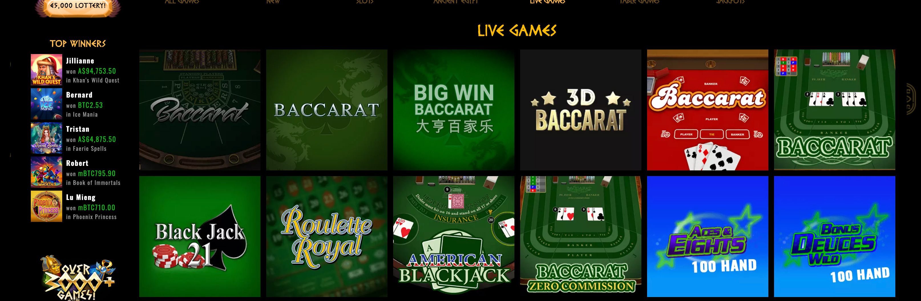 ive Casino Games on Cleopatra CASINO