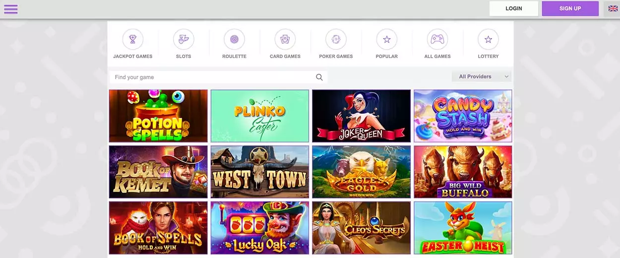 Cryptowild slots page for AU players